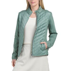 PUMA GOLF Eucalyptus Frost Quilted Jacket
